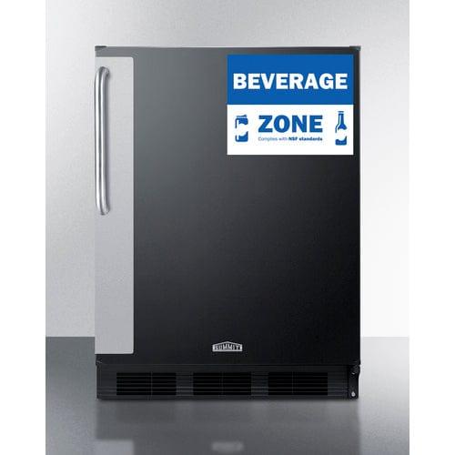 Summit All-Refrigerator Summit 24" Wide All-Refrigerator, ADA Height FF6BK7BZADA