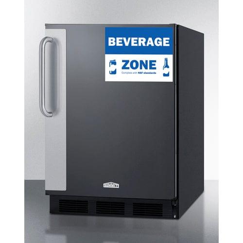 Summit All-Refrigerator Summit 24&quot; Wide All-Refrigerator, ADA Height FF6BK7BZADA