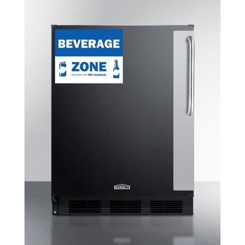 Summit All-Refrigerator Summit 24&quot; Wide All-Refrigerator, ADA Height FF6BK7BZADALHD