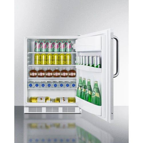Summit All-Refrigerator Summit 24" Wide All-Refrigerator, ADA Height FF6W7BZADA