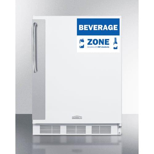 Summit All-Refrigerator Summit 24" Wide All-Refrigerator, ADA Height FF6W7BZADA