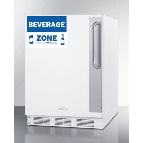 Summit All-Refrigerator Summit 24" Wide All-Refrigerator, ADA Height FF6W7BZADALHD