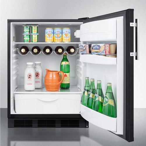 Summit Refrigerators Summit 24&quot; Wide All-Refrigerator FF63BK