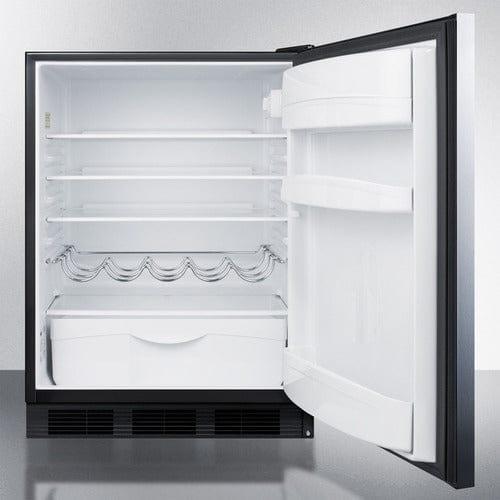 Summit Refrigerators Summit 24" Wide All-Refrigerator FF63BKSSHH