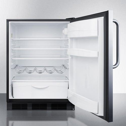 Summit Refrigerators Summit 24" Wide All-Refrigerator FF63BKSSTB