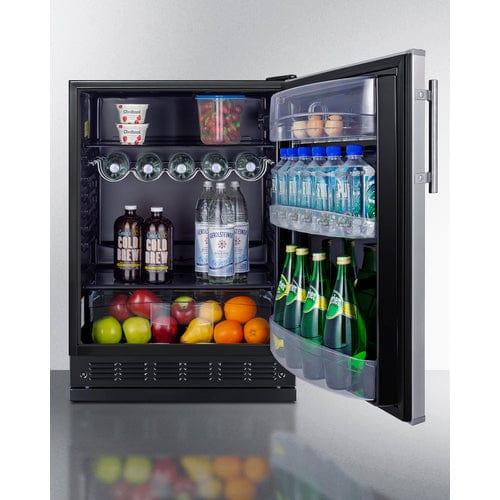 Summit Refrigerators Summit 24" Wide All-Refrigerator FF6BK2SSRS