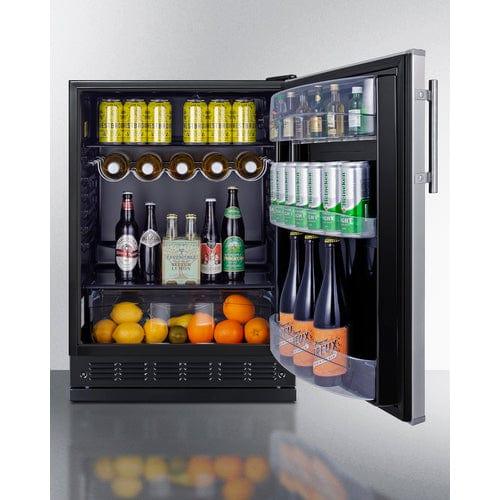 Summit Refrigerators Summit 24" Wide All-Refrigerator FF6BK2SSRS