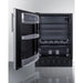 Summit Refrigerators Summit 24" Wide All-Refrigerator FF6BK2SSRSLHD