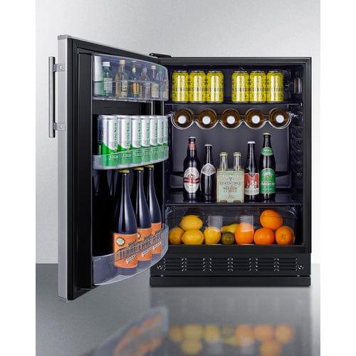 Summit Refrigerators Summit 24" Wide All-Refrigerator FF6BK2SSRSLHD