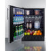 Summit Refrigerators Summit 24" Wide All-Refrigerator FF6BK2SSRSLHD