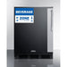 Summit All-Refrigerator Summit 24" Wide All-Refrigerator  FF6BK7BZLHD