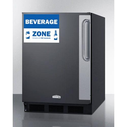 Summit All-Refrigerator Summit 24" Wide All-Refrigerator  FF6BK7BZLHD