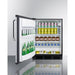 Summit All-Refrigerator Summit 24" Wide All-Refrigerator  FF6BK7BZLHD