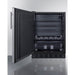 Summit All-Refrigerator Summit 24" Wide All-Refrigerator FF708BL7SSLHD