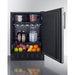 Summit Refrigerators Summit 24" Wide All-Refrigerator FF708BLSSRS