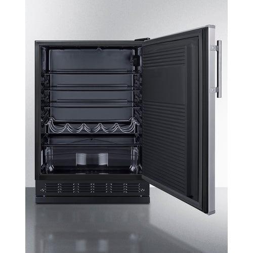 Summit Refrigerators Summit 24" Wide All-Refrigerator FF708BLSSRS