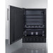 Summit Outdoor All-Refrigerator Summit 24" Wide All-Refrigerator FF708BLSSRSLHD