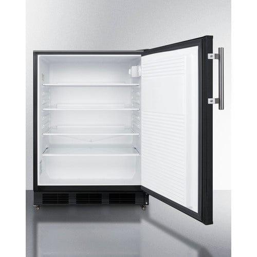 Summit All-Refrigerator Summit 24&quot; Wide All-Refrigerator FF7LBLKMBL