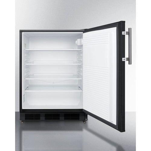 Summit All-Refrigerator Summit 24" Wide All-Refrigerator FF7LBLKMBL