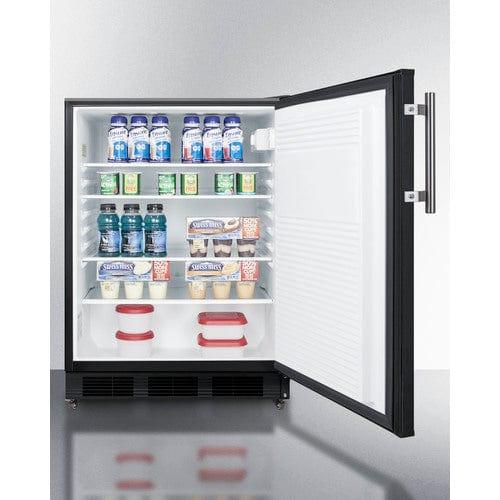 Summit All-Refrigerator Summit 24" Wide All-Refrigerator FF7LBLKMBL