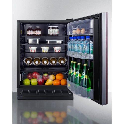 Summit Refrigerators Summit 24&quot; Wide All-Refrigerator (Panel Not Included) FF6BK2SSRSIF