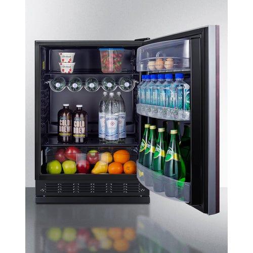 Summit Refrigerators Summit 24&quot; Wide All-Refrigerator (Panel Not Included) FF6BK2SSRSIF