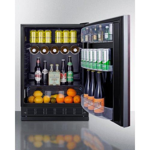 Summit Refrigerators Summit 24&quot; Wide All-Refrigerator (Panel Not Included) FF6BK2SSRSIF