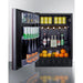 Summit Refrigerators Summit 24" Wide All-Refrigerator (Panel Not Included) FF6BK2SSRSIFLHD
