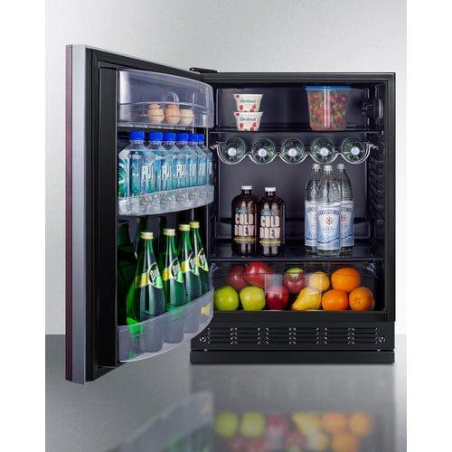 Summit Refrigerators Summit 24" Wide All-Refrigerator (Panel Not Included) FF6BK2SSRSIFLHD