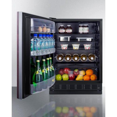 Summit Refrigerators Summit 24" Wide All-Refrigerator (Panel Not Included) FF6BK2SSRSIFLHD