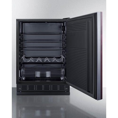 Summit Refrigerators Summit 24" Wide All-Refrigerator (Panel Not Included) FF708BLSSRSIF