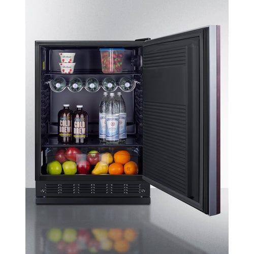 Summit Refrigerators Summit 24" Wide All-Refrigerator (Panel Not Included) FF708BLSSRSIF