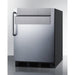 Summit All-Refrigerator Summit 24" Wide All-Refrigerator with Speed Rail FF7BKSSTBSR