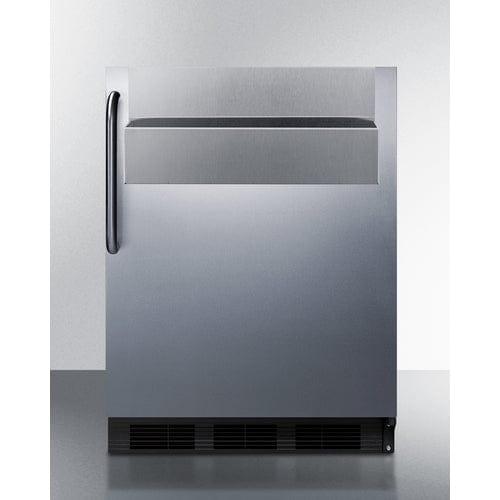 Summit All-Refrigerator Summit 24" Wide All-Refrigerator with Speed Rail FF7BKSSTBSR