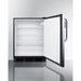 Summit All-Refrigerator Summit 24" Wide All-Refrigerator with Speed Rail FF7BKSSTBSR