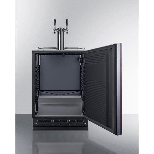 Summit Kegerator Summit 24" Wide Beer Kegerator (Panel Not Included) SBC7BRSIF