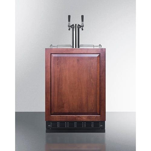 Summit Kegerator Summit 24" Wide Beer Kegerator (Panel Not Included) SBC7BRSIFLHD
