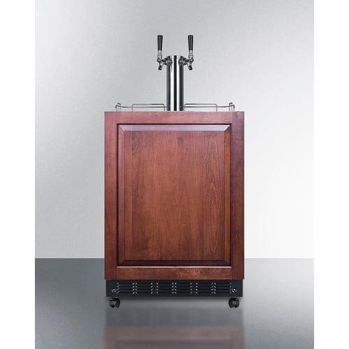 Summit Kegerator Summit 24" Wide Beer Kegerator (Panel Not Included) SBC7BRSIFLHD