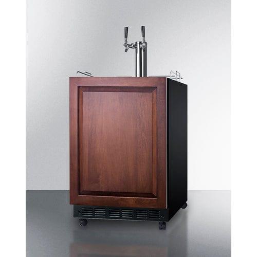 Summit Kegerator Summit 24" Wide Beer Kegerator (Panel Not Included) SBC7BRSIFLHD