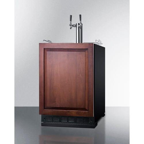 Summit Kegerator Summit 24" Wide Beer Kegerator (Panel Not Included) SBC7BRSIFLHD