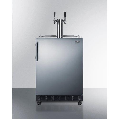 Summit Kegerator Summit 24" Wide Beer Kegerator SBC7BRSCF2