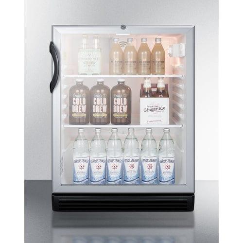 Summit Beverage Center Summit  24&quot; Wide Beverage Center, ADA Compliant SCR600BGLADA