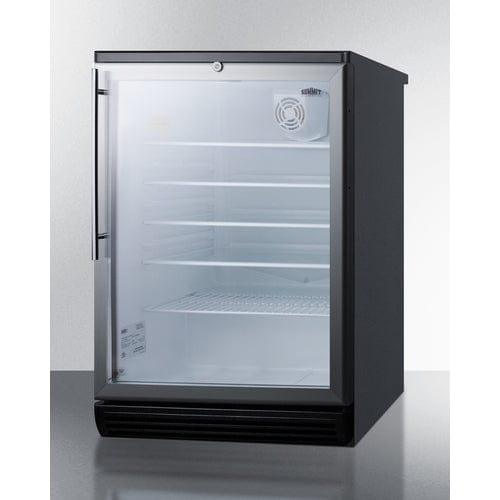 Summit Beverage Center Summit  24&quot; Wide Beverage Center SCR600BGLHV