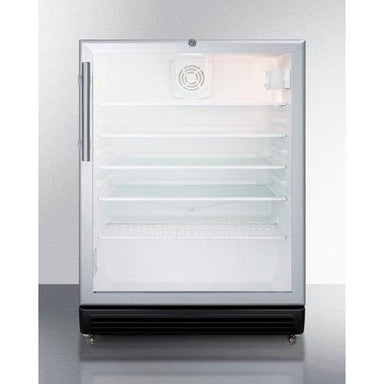 Summit Beverage Center Summit  24" Wide Beverage Center SCR600BGLMBL