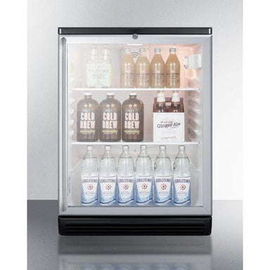 Summit Beverage Center Summit  24" Wide Beverage Center SCR600BGLSH