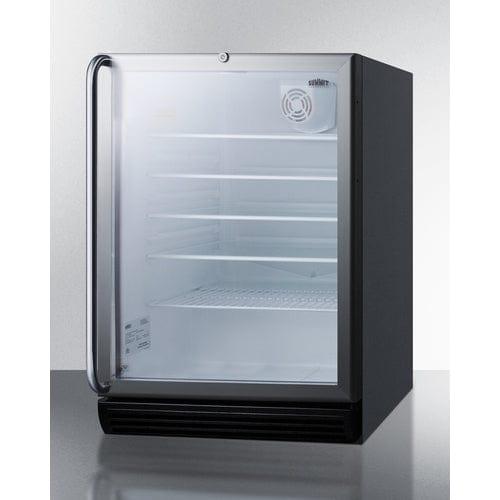 Summit Beverage Center Summit  24&quot; Wide Beverage Center SCR600BGLSHADA