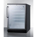 Summit Beverage Center Summit  24" Wide Beverage Center SCR600BGLTB