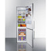 Summit Refrigerators Summit 24" Wide Bottom Freezer Refrigerator FFBF181ES2