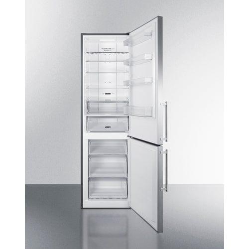 Summit Refrigerators Summit 24" Wide Bottom Freezer Refrigerator FFBF181ES2