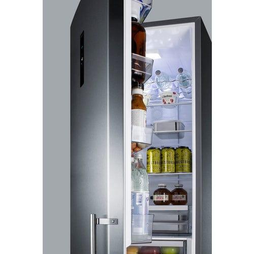 Summit Refrigerators Summit 24" Wide Bottom Freezer Refrigerator FFBF181ES2LHD